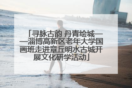 寻脉古韵 丹青绘城——淄博高新区老年大学国画班走进章丘明水古城开展文化研学活动